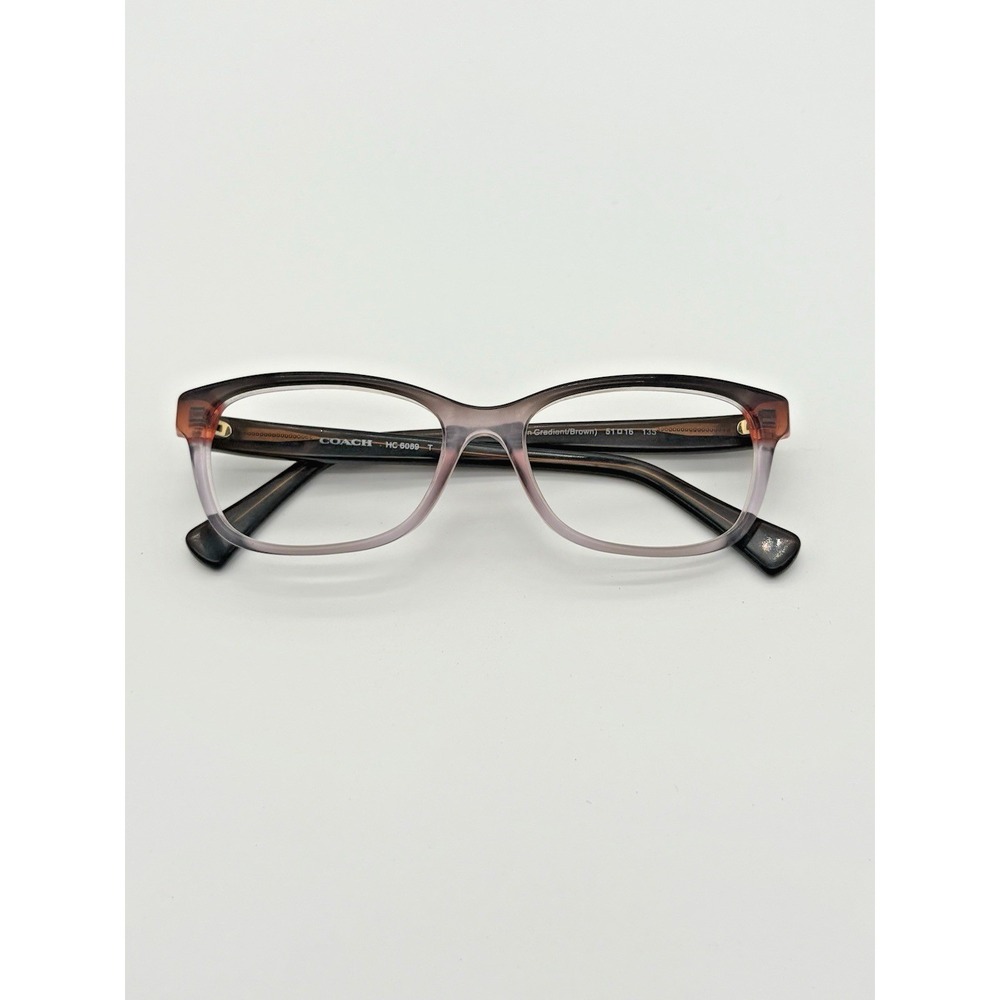 Coach HC6089 Eyeglass Frames 5401 51-16-135 Purple Brown Gradient